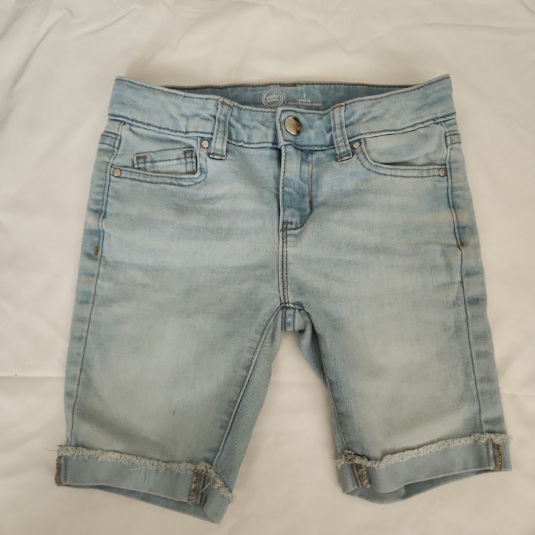 Wonder Nation Girls Size 7 Bermuda Shorts #Kk1